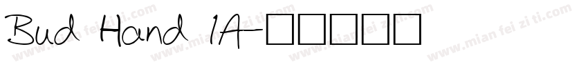 Bud Hand 1A字体转换